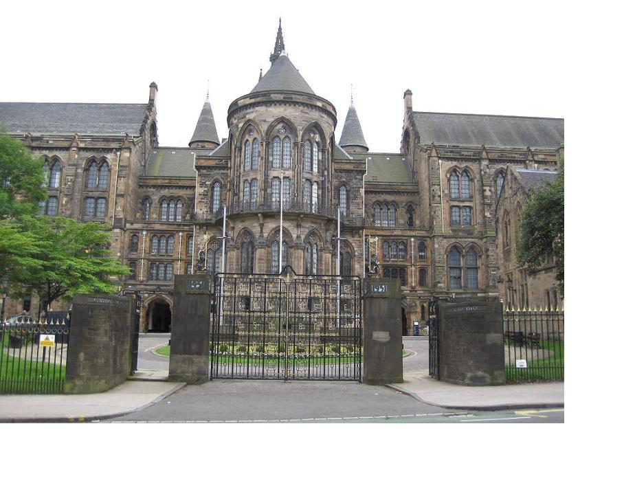 Universidad de Glasgow, Escocia.
